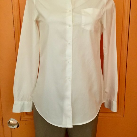 Zara Tops - Zara white cotton blouse